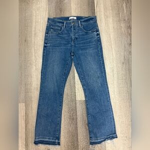 Never Go Straight! LOFT LadyMen's Straight Blue Jeans